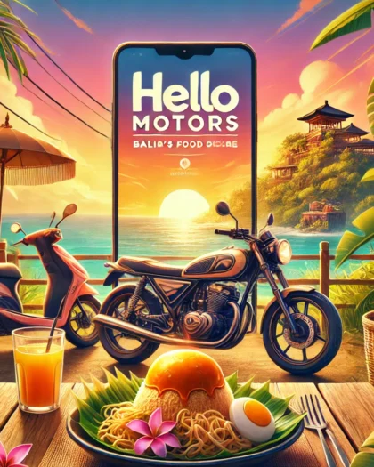 Discover Bali's Best Culinary Delight with a Motorbike Rental from Hello Motors!